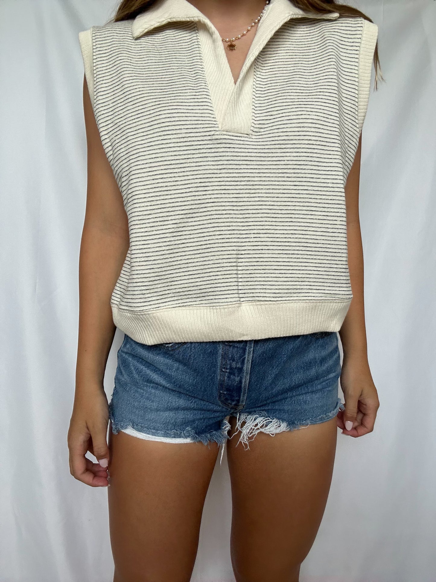 Striped Sweater Vest