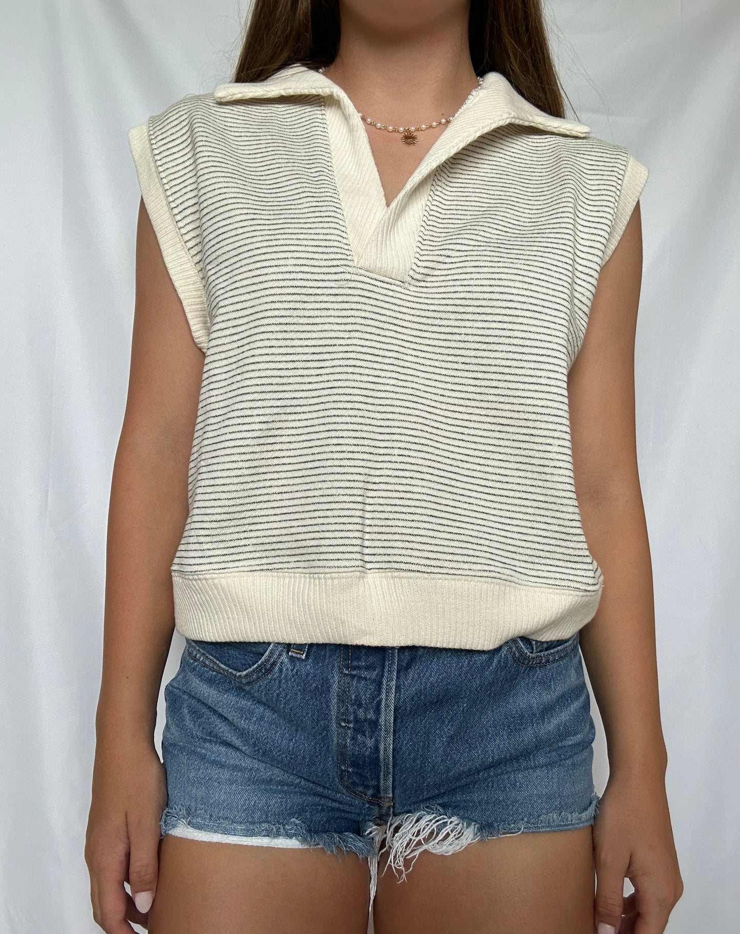 Striped Sweater Vest