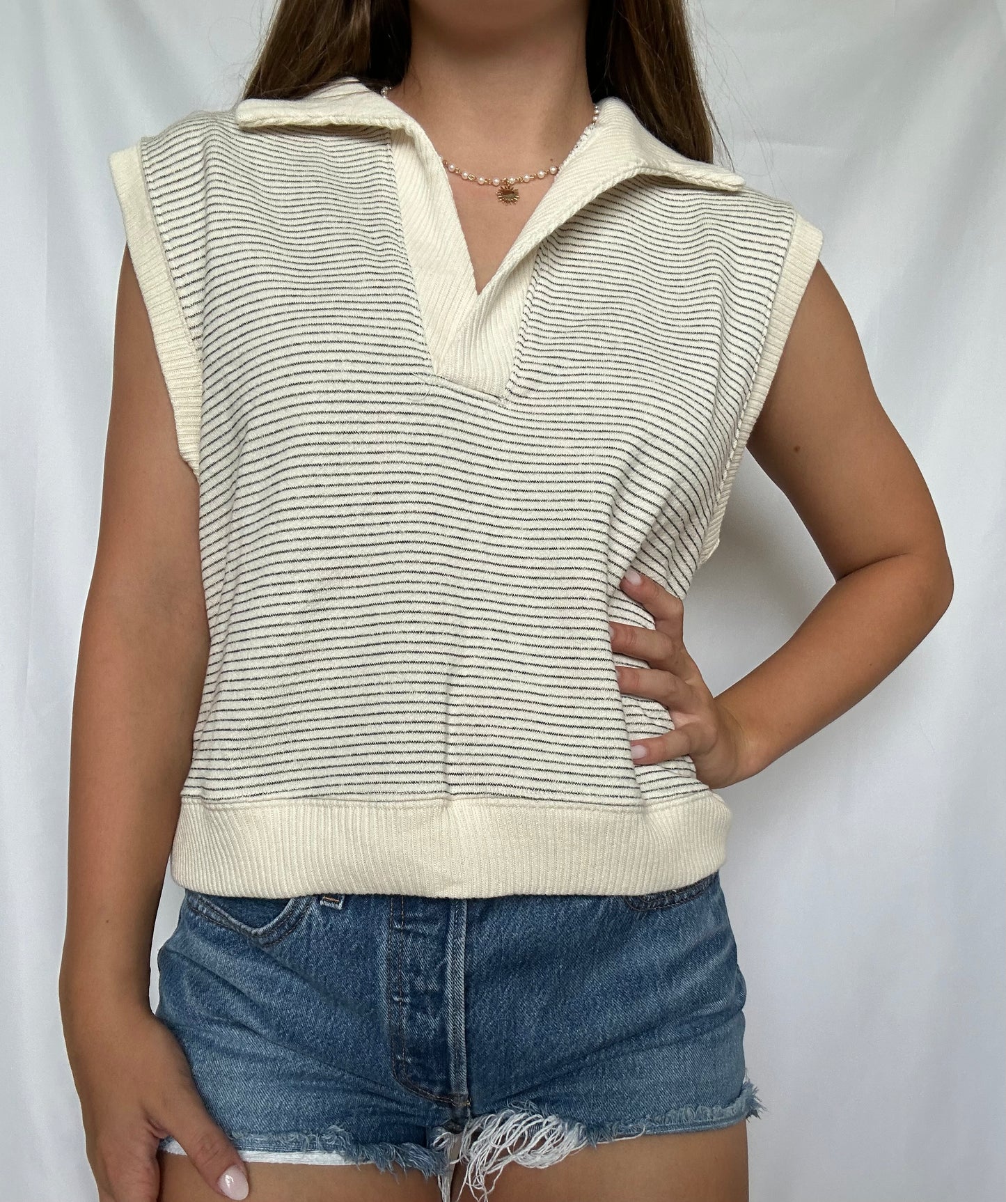 Striped Sweater Vest