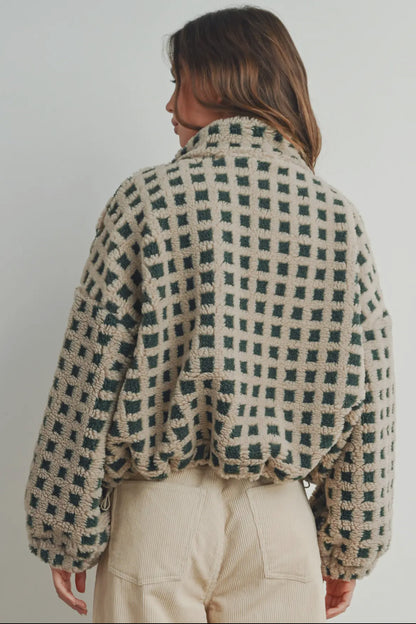 Fuzzy sherpa jacket