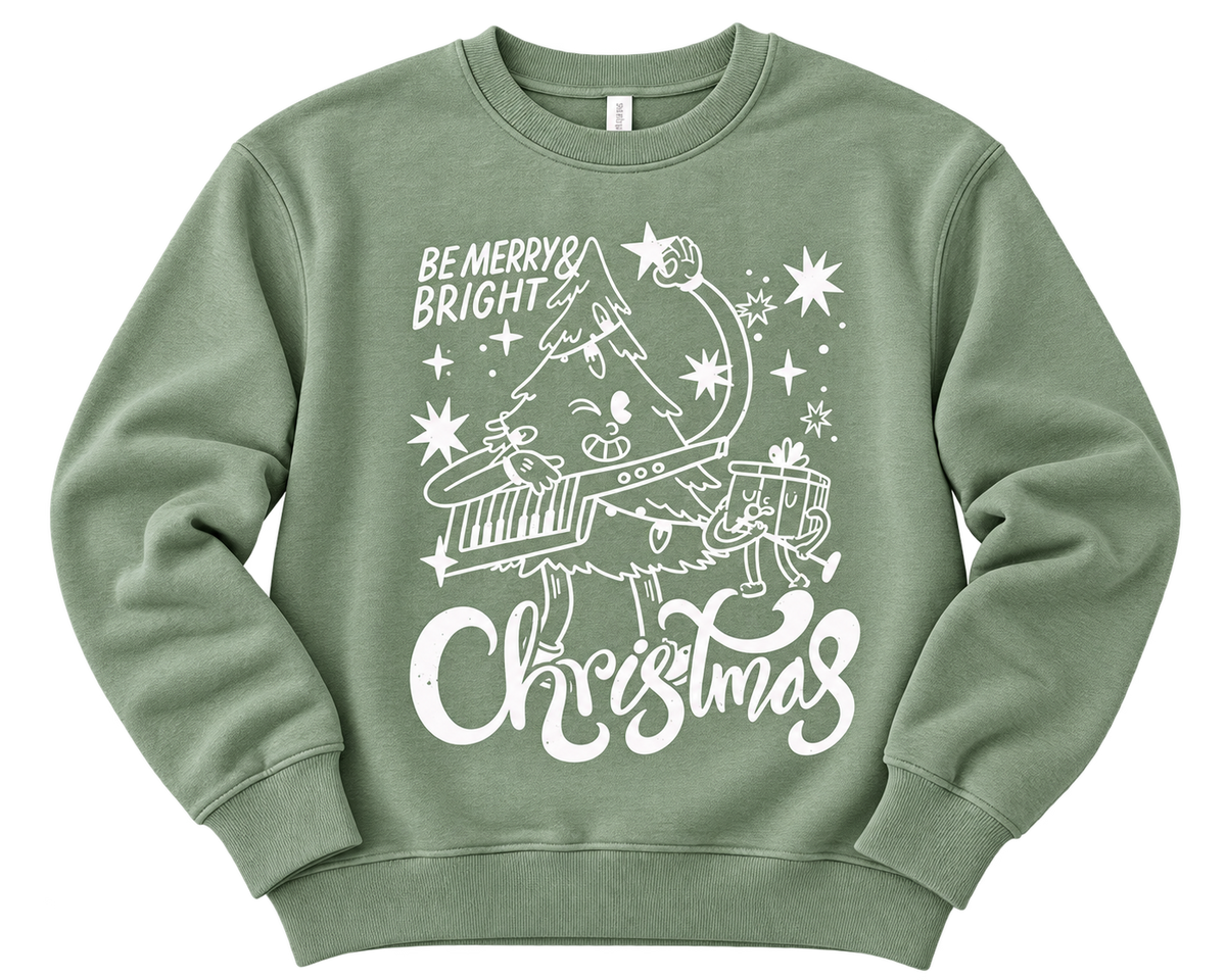 Merry & Bright Christmas Sweatshirt