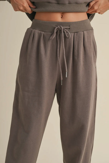 Mocha sweatpants