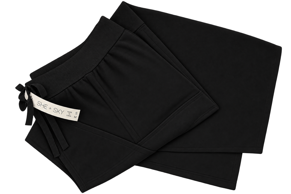 Black sweater pants