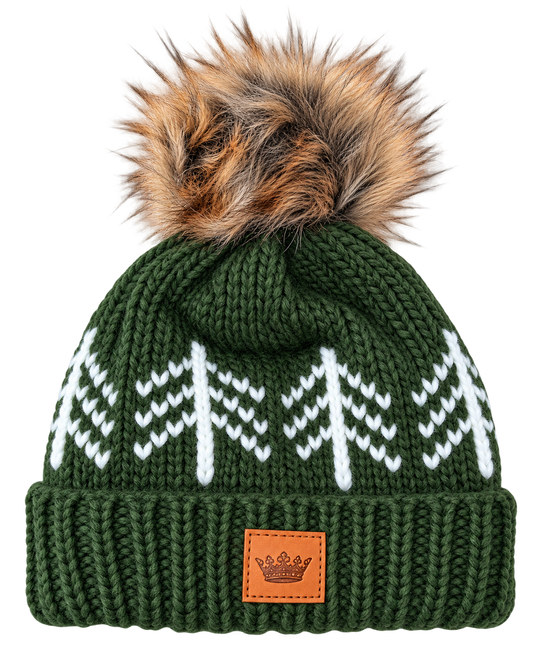 Green beanie