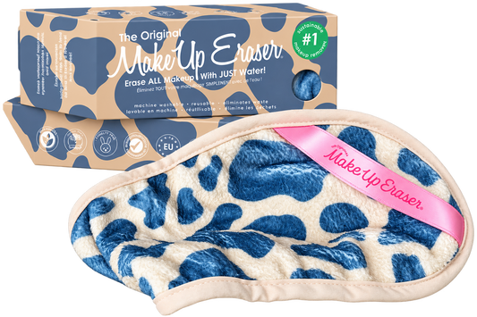Cow print makeup eraser