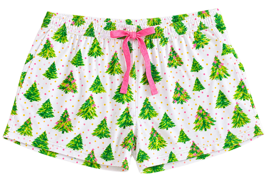 Celebration Tree PJ Shorts
