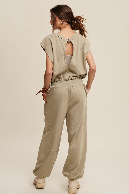 Loose Jogger Romper