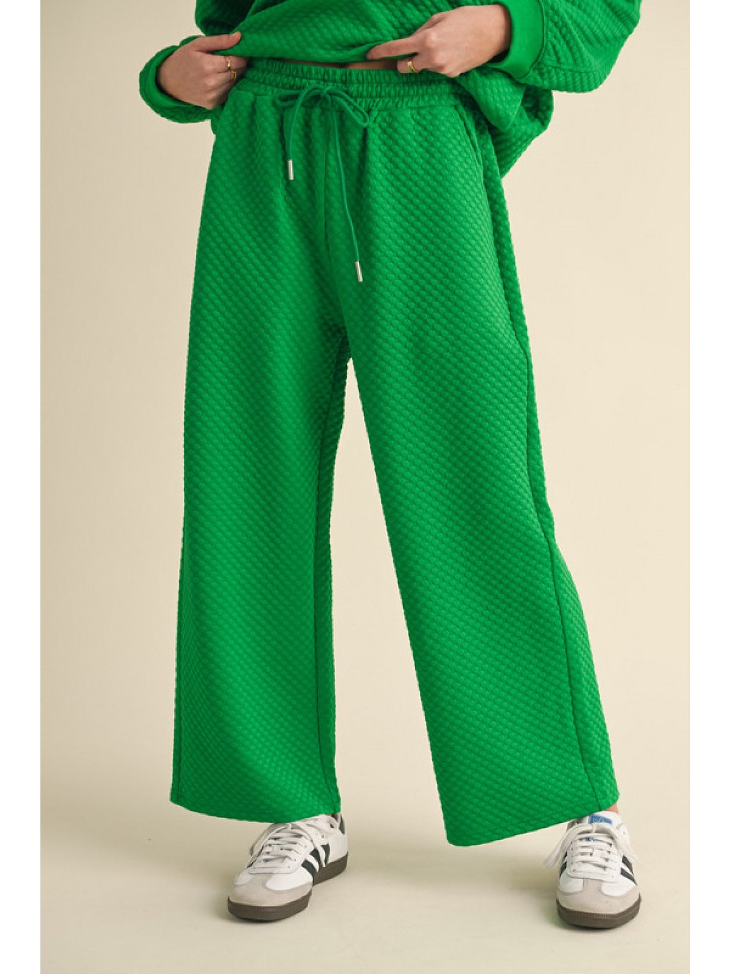 Green bubble joggers