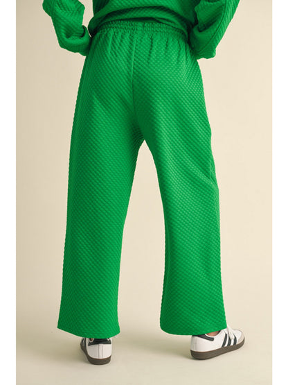 Green bubble joggers