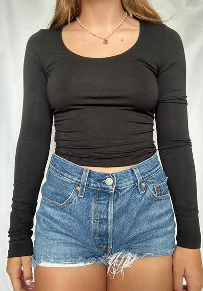 Black Long sleeve top