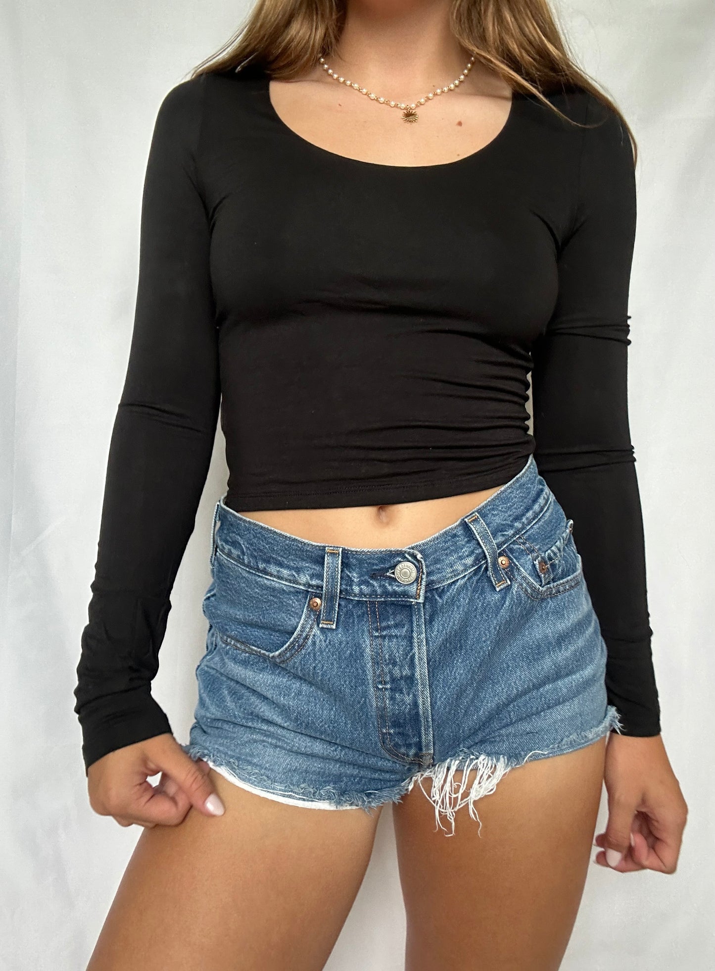 Black Long sleeve top