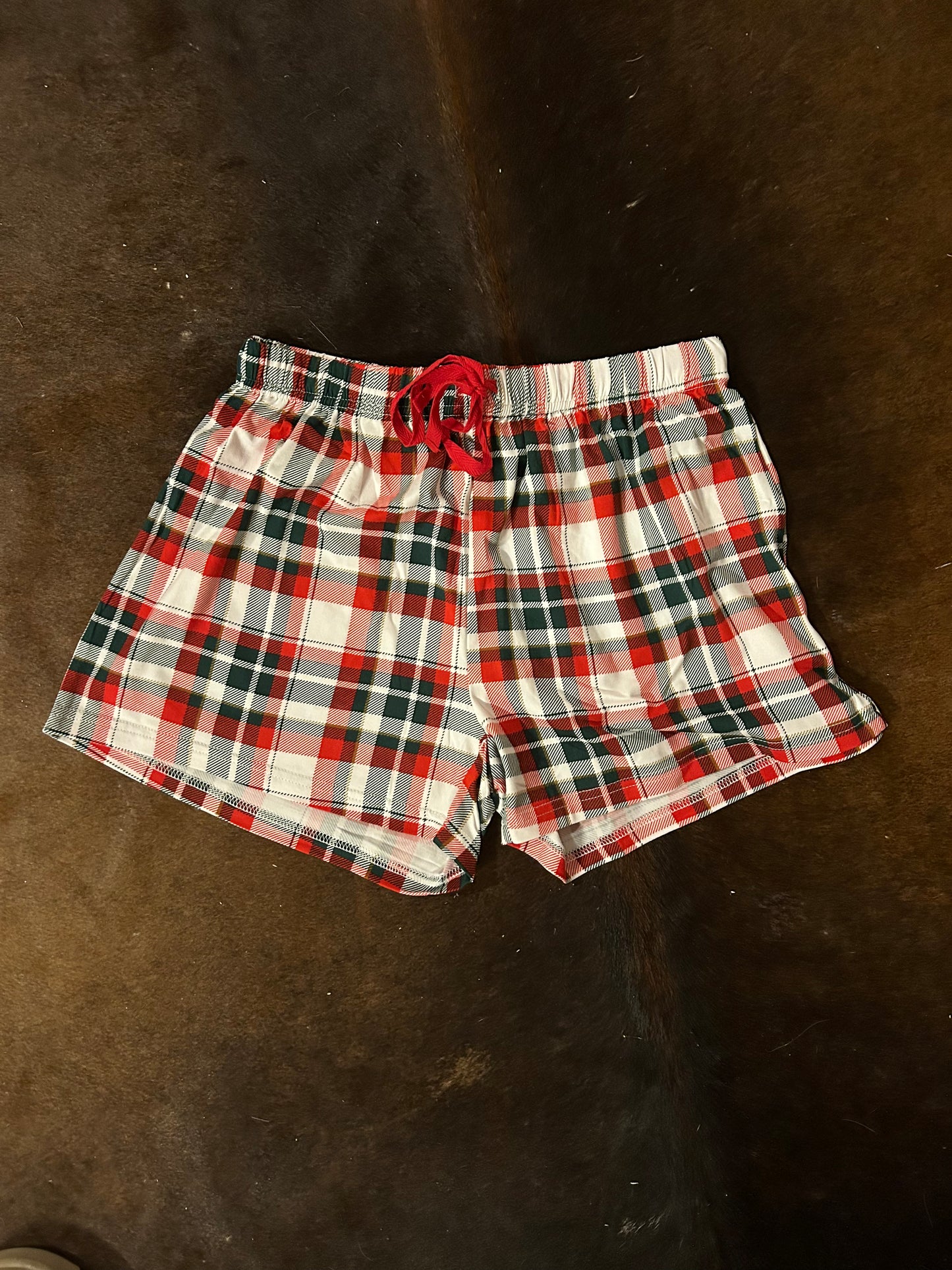 Plaid PJ Short