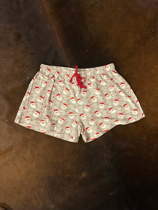 Cheerful Santa PJ Shorts